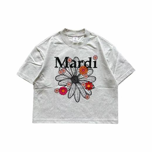 2025夏季亲子装MD印花同学！小雏菊腊肠狗休闲圆领纯棉宽大oversize短袖！ 商品图1