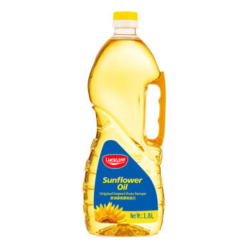 洛克莱LuckLine乌克兰原瓶原装进口葵花籽油1.8L 物理压榨食用油植物油 /粮油调味 /食用油 /葵花籽油 商品图2