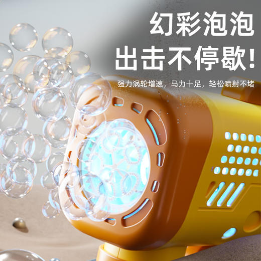 【夏日泡泡机，开启夏日之旅~】新款儿童玩具 全自动泡泡枪 手持多孔宝宝吹泡泡枪 男女孩子生日礼物-QQ 商品图3