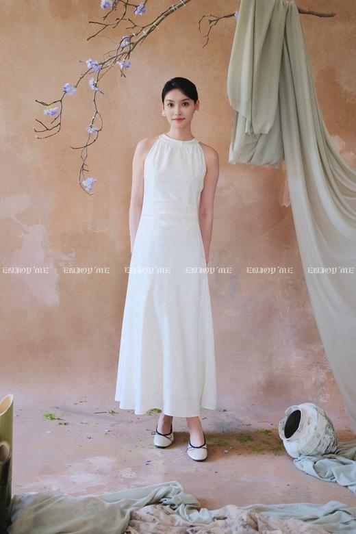 【门店同款】ENJOY夏季“鸾衿折桂”暗纹长裙 162494429 商品图2