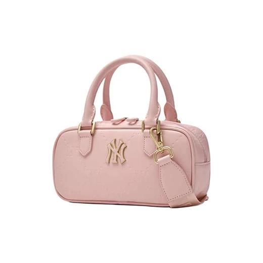 【MLB保龄球包】MLB暗纹老花吐司棒球方包纯色单肩手提包斜挎包男女同款情侣款 商品图10