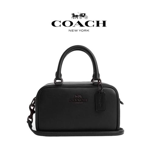  【礼盒礼袋】COACH/蔻驰女士小方包波士顿桶包通勤时尚单肩斜挎手提包 商品图1