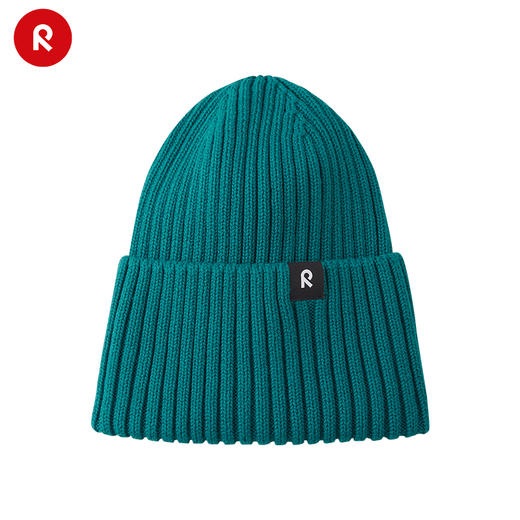 reima男女儿童大童帽子秋季新款纯棉休闲透气弹力保暖针织帽 商品图0