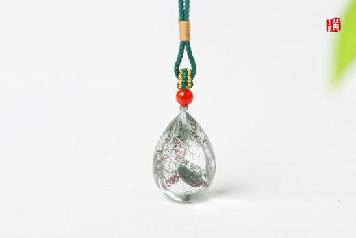 【碧隐】绿幽灵水晶吊坠 配精美挂绳 商品图4