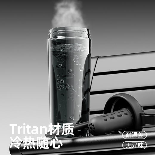 【困妈周年庆】bablov吸管水杯男生车载大容量夏季便携随行学生高颜值塑料杯子 商品图3