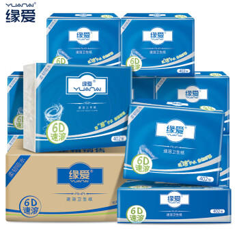 缘爱平板纸 经典速溶 402张*10包 6D压花水溶性卫生纸 源头直发包邮 /家庭清洁/纸品 /清洁纸品 /一次性清洁/护理纸品 商品图7