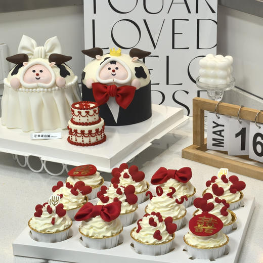 双喜（2个5寸加高➕1个2寸➕3寸双层） 商品图1