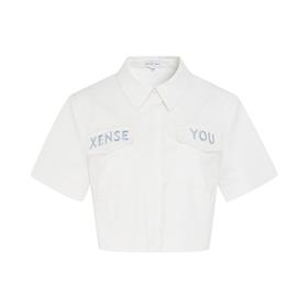 【2件9折】【Petit Bari】x XENSE YOU联名刺绣短袖衬衫 网球穿搭