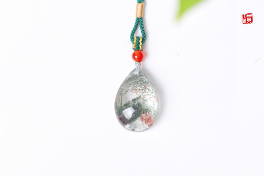 【碧隐】绿幽灵水晶吊坠 配精美挂绳 商品图5