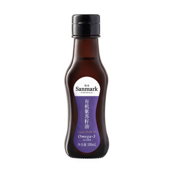 晟麦（sanmark）有机紫苏籽油100ml紫苏食用油可直饮一级冷榨小瓶充氮保鲜 /粮油调味 /食用油 /特色食用油 商品图5
