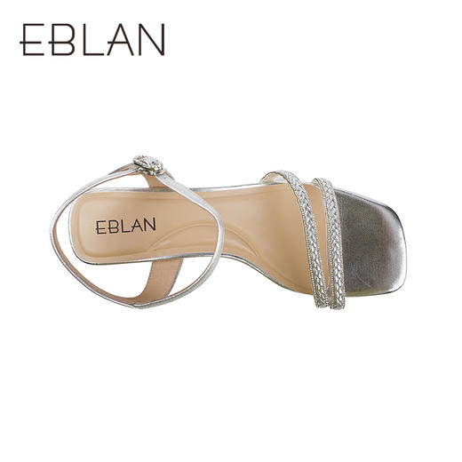 伊伴夏季编织条带知性方头凉鞋B25351703 商品图2