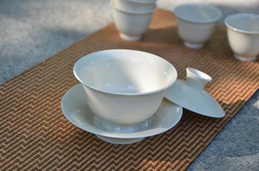 手工定窑 素品初心定窑白茶具套组 素简为韵 禅意入茶 定瓷风雅 商品图3