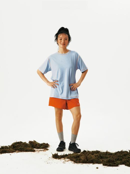 CryingCenter 星星logo镭射冲孔撞色运动速干短袖 哭喊中心 商品图4