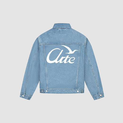 Arte BIRD BACK JACKET 大LOGO印花牛仔夹克外套 商品图4