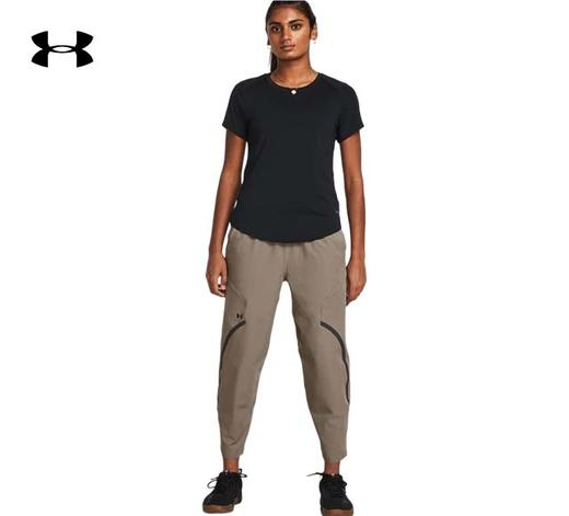 安德玛UA Unstoppable女子训练运动九分裤1382741-200 商品图2