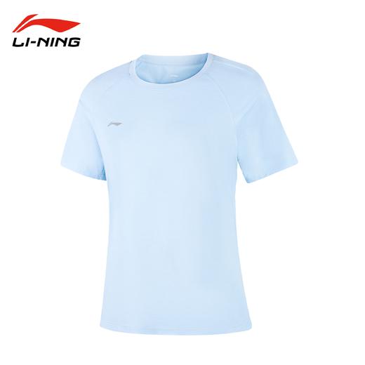 李宁夏季新款运动健身速干短袖T恤女圆领宽松透气ATSV436 商品图0