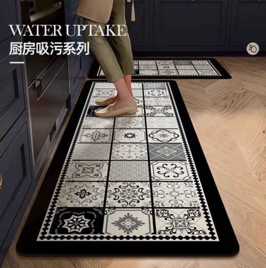 慢说硅藻泥厨房地垫|快速吸水，防滑稳固，可厨房浴室多场地使用 商品图4