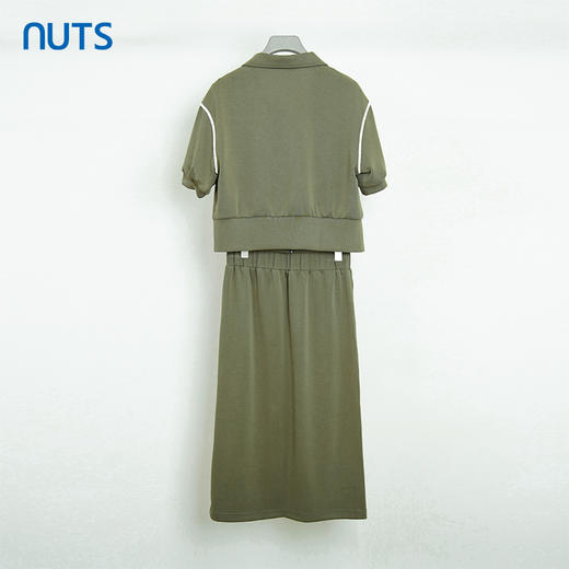 NUTS夏季新品拉链时尚气质设计感运动套装女422142208 商品图1
