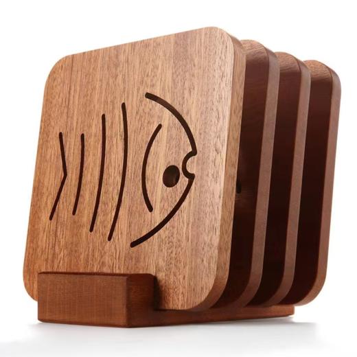 原森太实木乌檀木锅垫5件套秒杀 商品图3