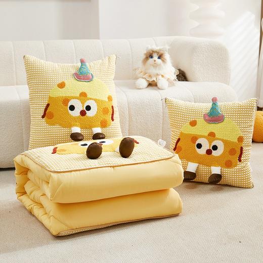 甜甜圈抱枕被子两用40*40cm（颜色随机） 商品图1