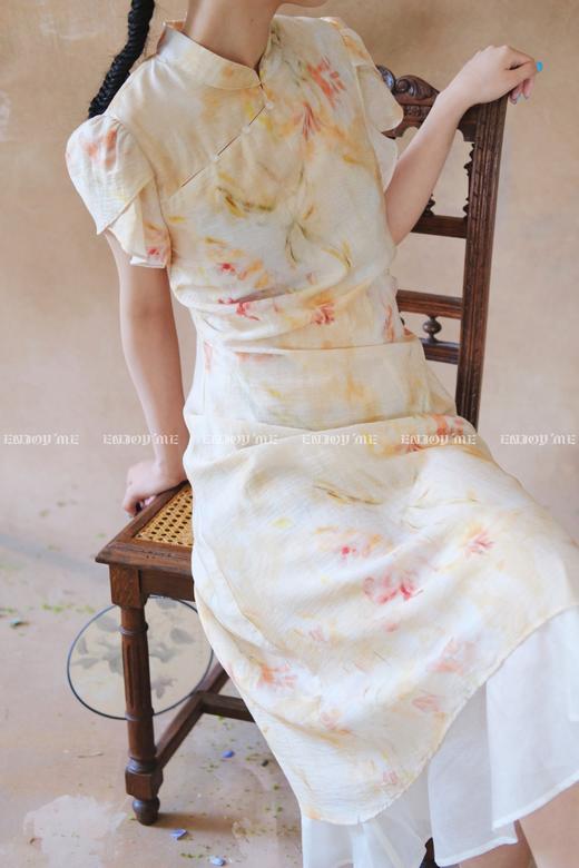 【门店同款】ENJOY夏季云敛-“鸾衿折桂”小满初晴中式旗袍 162505440 商品图3