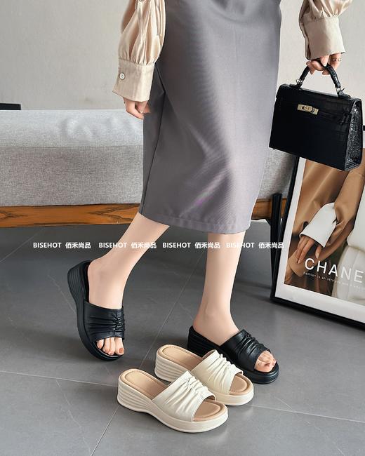 新品真皮拖鞋947B52571（W） 商品图0