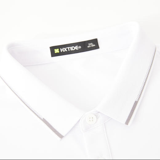 【新品上新】HX 夏季翻领短袖T恤合体抗菌凉感Y102520036101/02/03 商品图6