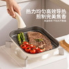 摩登主妇钛陶瓷牛排煎锅煎无涂层家用电磁炉牛扒专用平底锅不粘锅 商品缩略图3