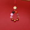 【三和六合❗平衡多宝调节】吉绳记五行三和钥匙链，平衡补缺五路财神，善補缺主乎衡，配饰手机链女玛瑙水晶串珠手机挂件QQ 商品缩略图7