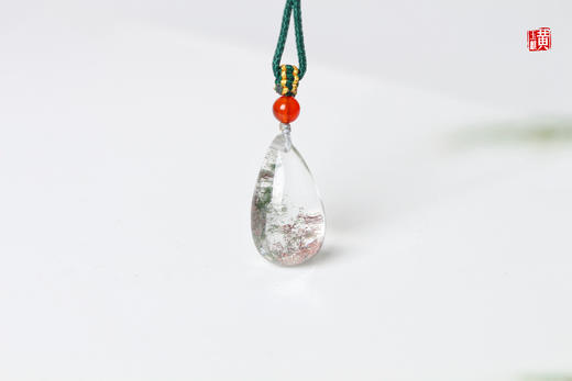 绿幽灵水晶吊坠 配精美挂绳 商品图2