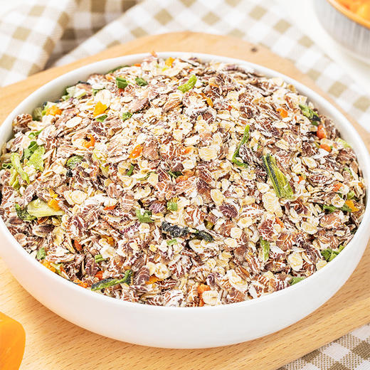 【早餐新选择❗奇亚籽蔬菜燕麦片】无添加蔗糖，奇亚籽加持，轻享营养代餐，低卡又美味, 营养早餐代餐无添加蔗糖蔬菜燕麦片QQ 商品图0