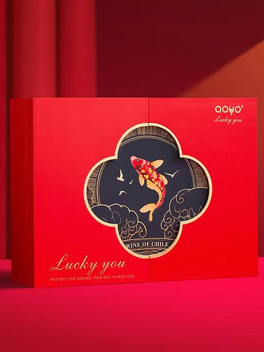 傲鱼·尊蓝R4精选级双开门花型双装750ml*2支礼盒套【XPTX】 商品图3