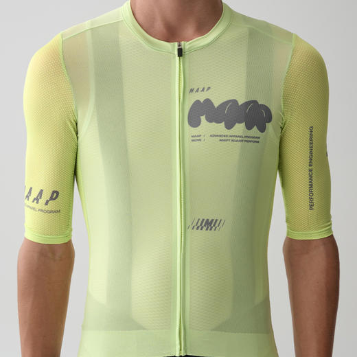 MAAP 男士 Aerate Pro Air Jersey 3.0 青柠色 短袖骑行服 商品图2