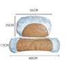 【凉感冰丝藤席枕】新款艾草骨头凉席枕家用艾草枕凭借骨头枕冰丝夏凉枕。ry 商品缩略图4