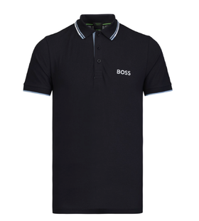 【特惠秒】BOSS 男士刺绣logo弹棉短袖PoloT恤11889