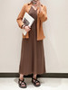 初九上新 开门红秒杀‼️小禾 真丝亚麻混纺 亲肤舒爽透气 摩卡慕斯 V领无袖 针织直身连衣裙 商品缩略图8