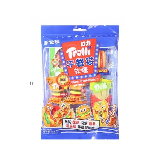 口力 午餐袋可爱造型橡皮糖 77g/袋 商品图0