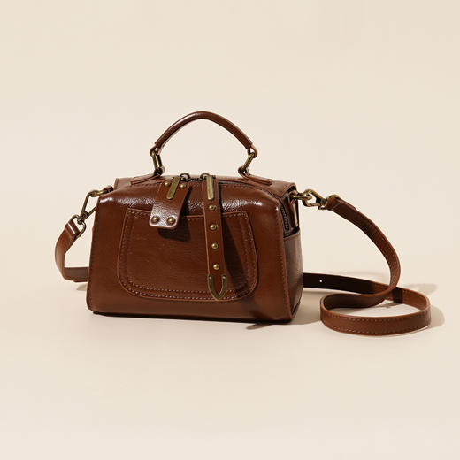 【预售3天】新款波士顿枕头包时尚休闲手提包植单肩斜挎女包YN3397 商品图1