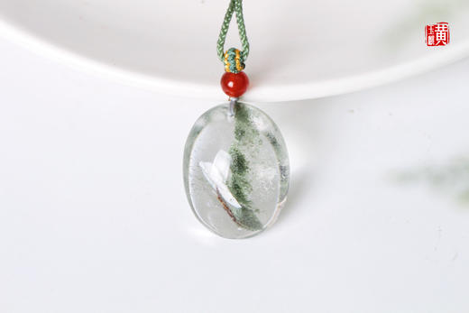 绿幽灵水晶吊坠 配精美挂绳 商品图2