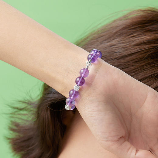 Manreya玛芮雅“紫遇”水晶手串 商品图4