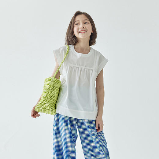 棵初 2025春夏第三波新品飞袖上衣858T24108 商品图0