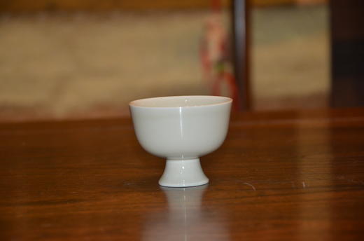手工定窑 竹风听雪品茗杯 玄月品茗杯 定瓷风雅 商品图2