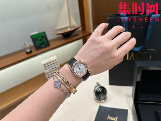 伯爵69Limelight Gala 女士石英腕表 表盘尺寸32mm 绢丝牛皮表带款 商品图1