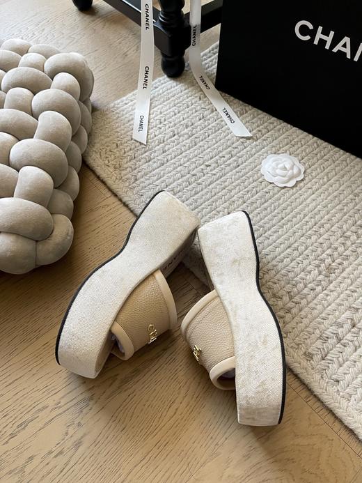 Chanel25C早春新款厚底拖鞋系列（HC） 商品图4