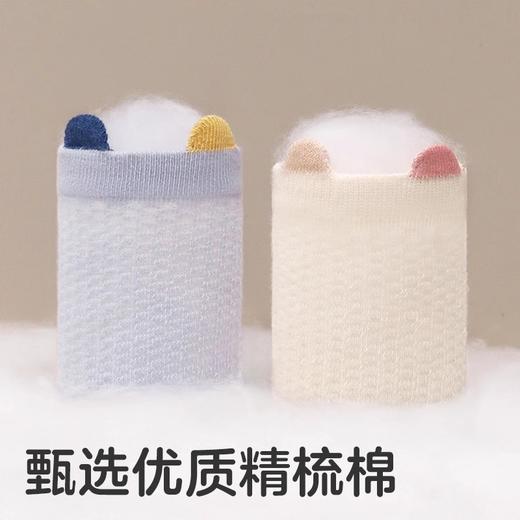 可优比婴儿长筒袜夏季薄款棉袜0到3月新生儿过膝防蚊袜宝宝不勒腿 商品图3