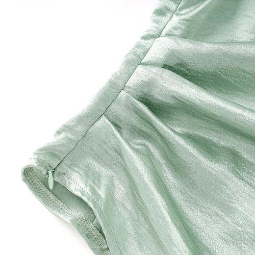 「高货wl」全新升级【铂金会员339/天猫459/差价120】(99619)洛诗琳新中式国风旗袍立领钉珠斜襟收腰上衣半身裙两件套 商品图4