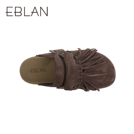 伊伴夏季可拆卸流苏两穿设计凉鞋B25251301 商品图2