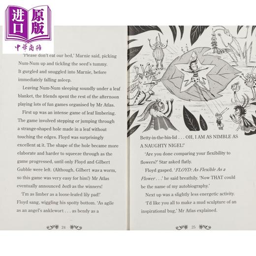 【中商原版】微瑕 小飞蛾玛妮 露营的故事 Marnie Midnight 3 英文原版 儿童黑白插图小说 冒险故事 魔幻插画小说 7岁以上 商品图1