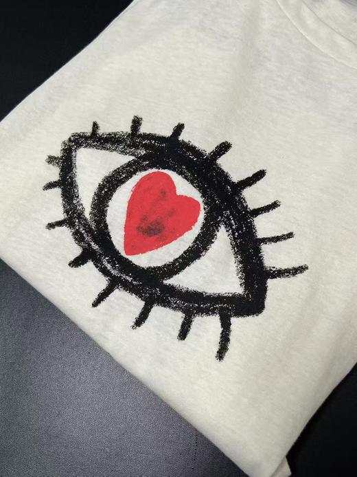 520破价～（NO退）竹节棉眼睛薄款短袖T恤-喜出 商品图1