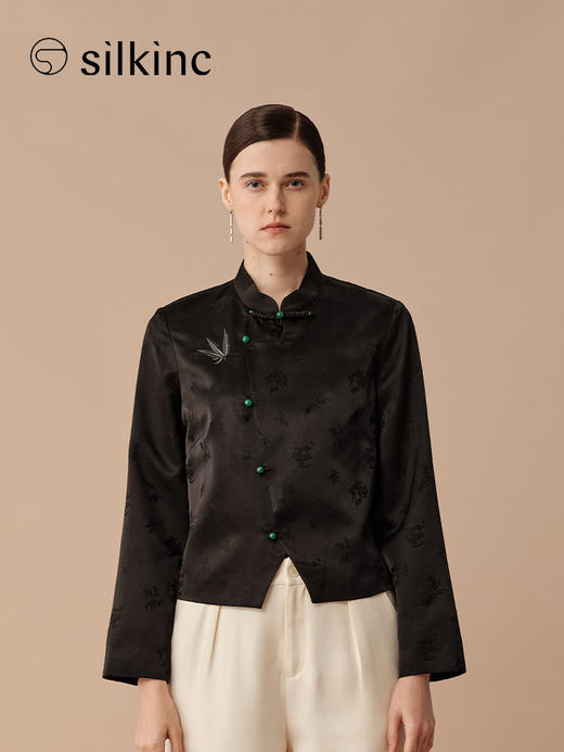 丝所｜24W037A 新中式雅趣外套［ 黑 ] 商品图9